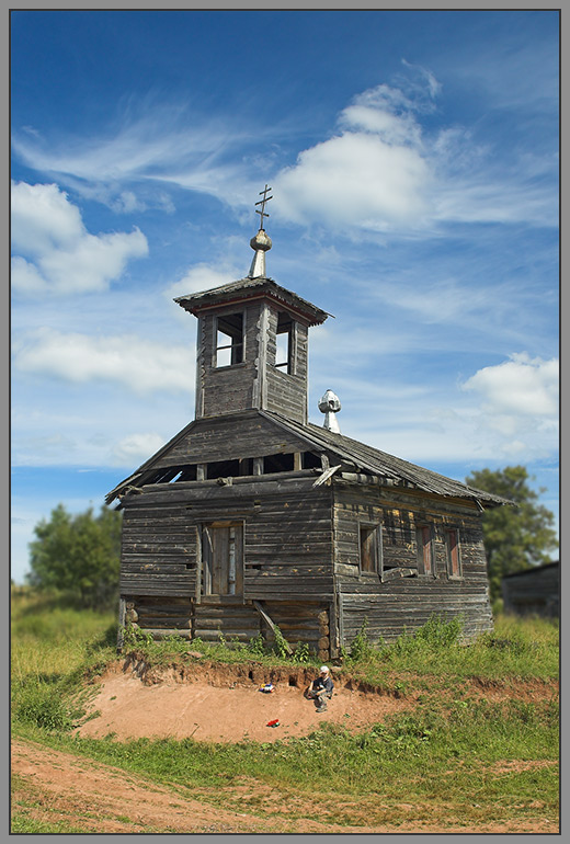 photo "Village church" tags: architecture, landscape, 