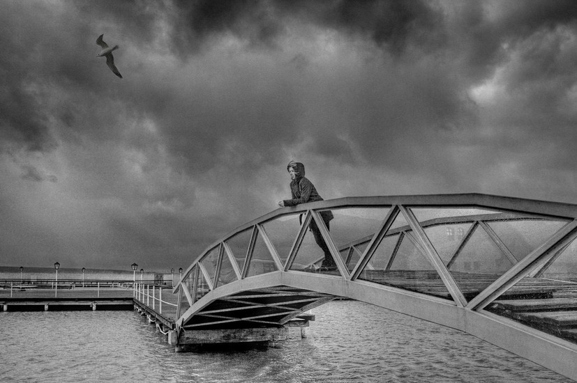 photo "Girl and wind" tags: genre, landscape, 