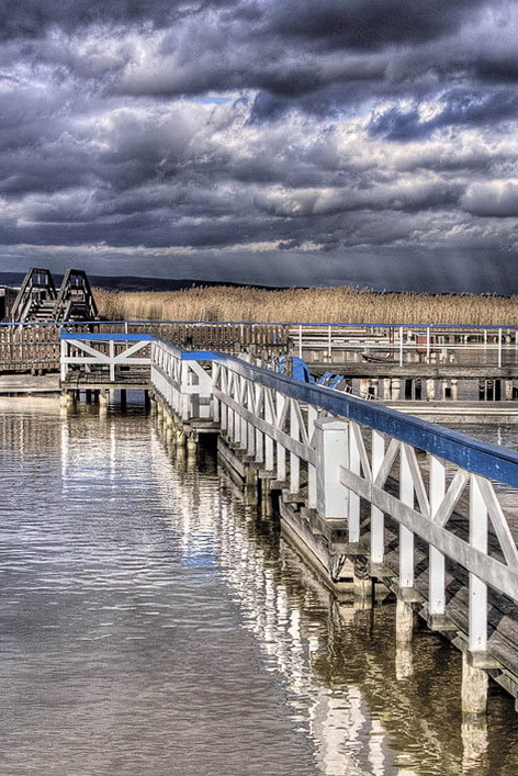 photo "Winter storms" tags: landscape, clouds, water
