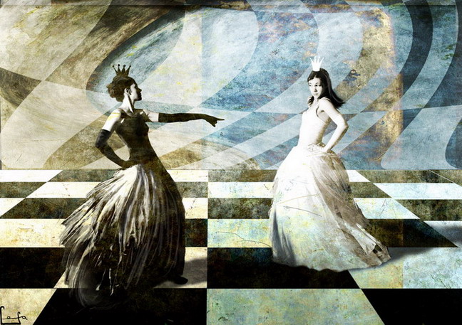 photo "About eternal dispute and balance" tags: montage, 