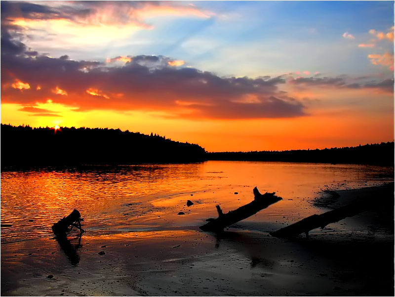 фото "Берег" метки: пейзаж, вода, закат