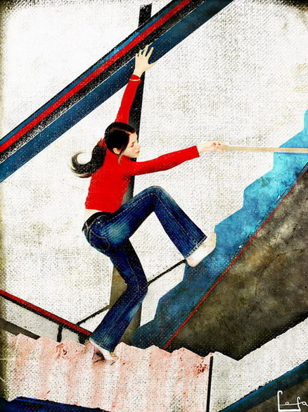 photo "On a way to desirable" tags: montage, 