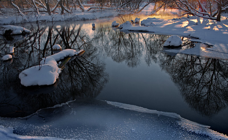 photo "***" tags: landscape, sunset, winter