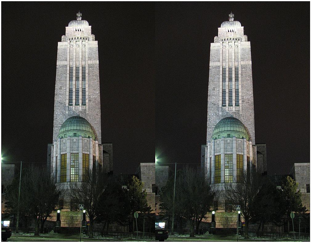 фото "The church of Kallio" метки: пейзаж, архитектура, ночь