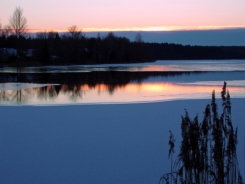 photo "***" tags: landscape, sunset, winter