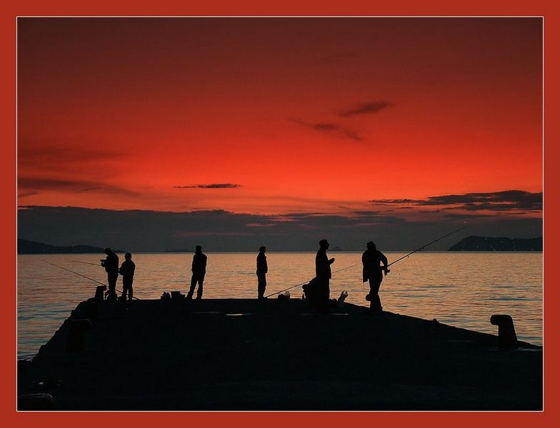 photo "Fishermans" tags: landscape, sunset