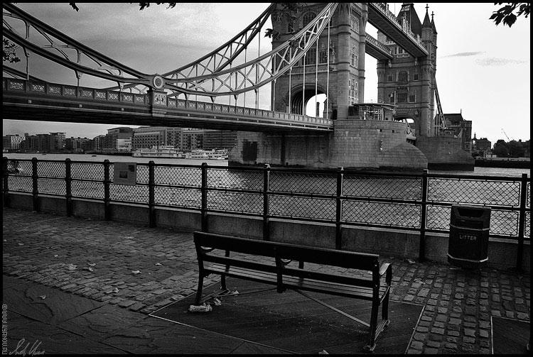 фото "Tower Bridge / London" метки: архитектура, черно-белые, пейзаж, 