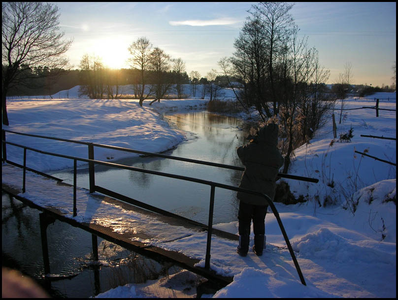 photo "Shot sunset" tags: landscape, sunset, winter