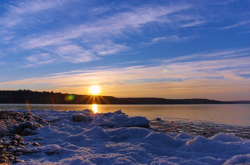 photo "***" tags: landscape, sunset, winter