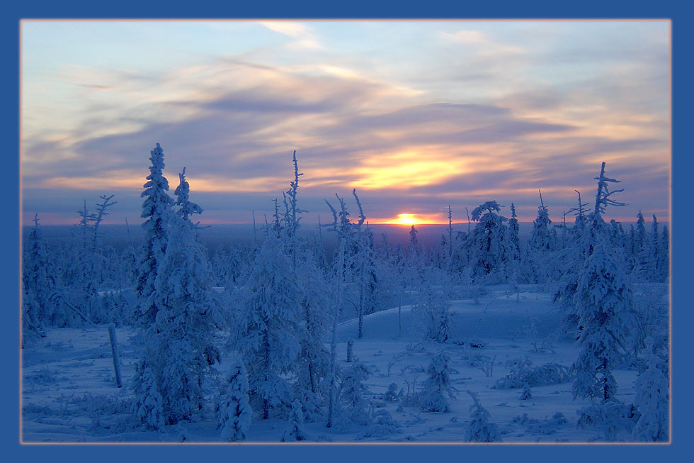 photo "***" tags: landscape, sunset, winter