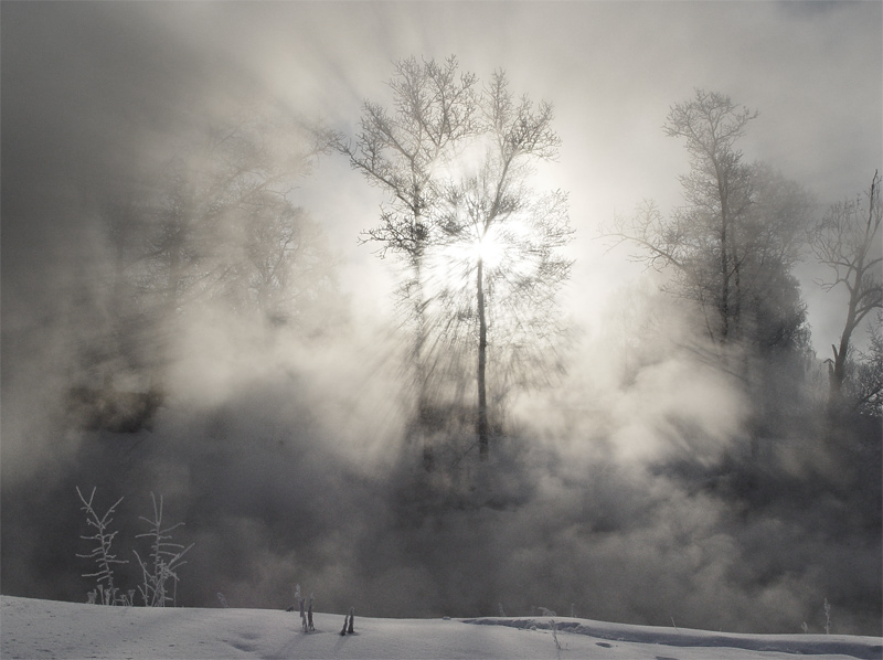 photo "***" tags: landscape, sunset, winter