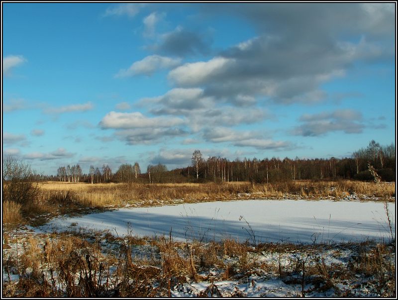 фото "Летят облака" метки: пейзаж, зима