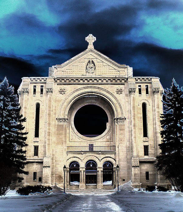 photo "Winnipeg Basilica" tags: architecture, landscape, 