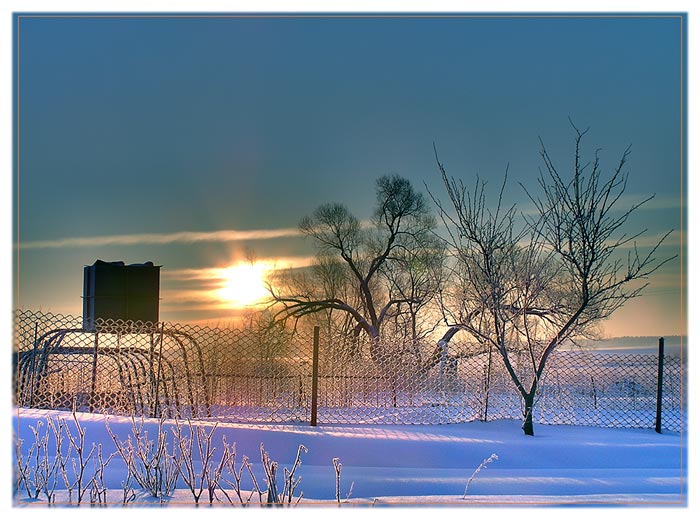 photo "Morning" tags: landscape, winter