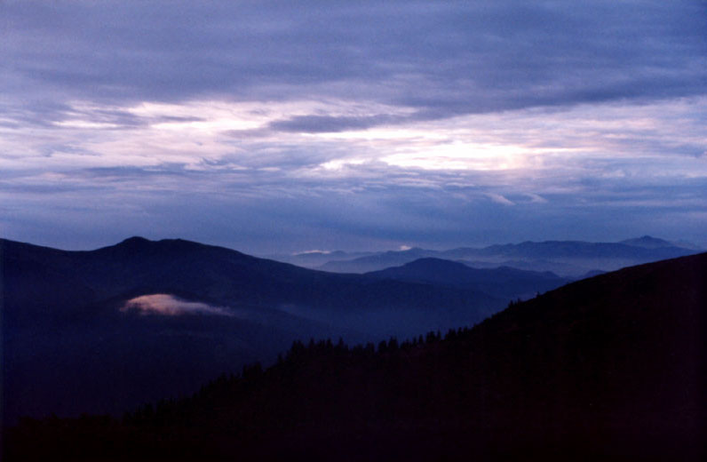 photo "***" tags: landscape, mountains, sunset