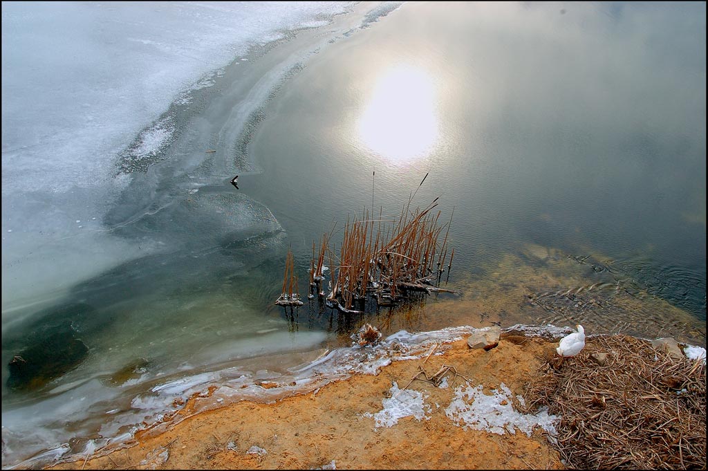 photo "Almost spring. 14 below zero" tags: landscape, water, winter