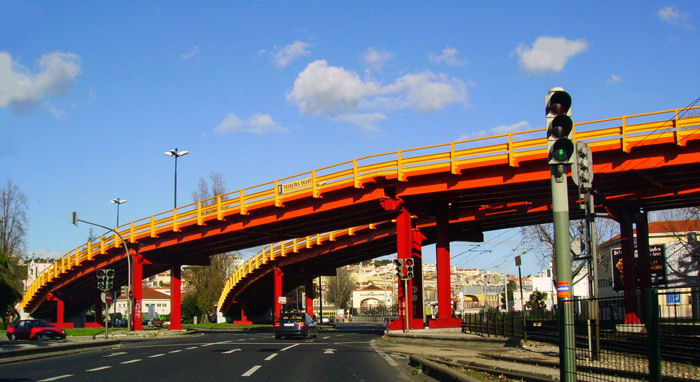 фото "The colored bridge" метки: архитектура, пейзаж, 