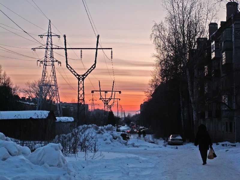 photo "Evening Way Home" tags: landscape, reporting, sunset