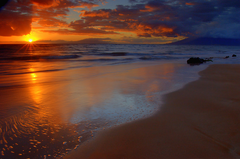 photo "Red Bubbles" tags: landscape, sunset, water