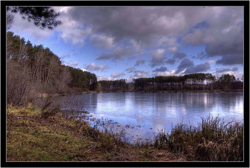 photo "at the lake" tags: landscape, water, winter