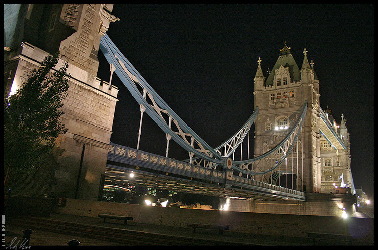 photo "Tower Bridge / London" tags: architecture, landscape, night