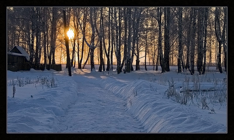 фото "утро" метки: пейзаж, зима