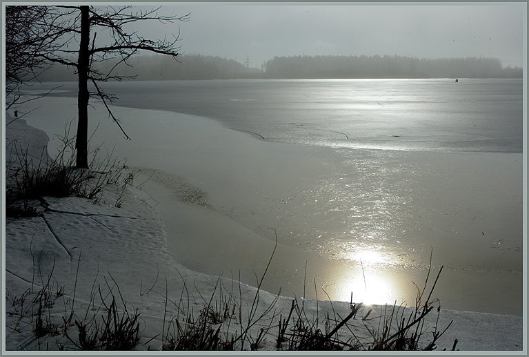 photo "The March ice -1" tags: landscape, nature, spring