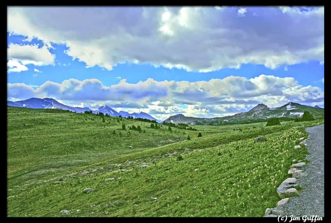 photo "The Hike to Sunshine Meadows begins" tags: landscape, mountains, summer