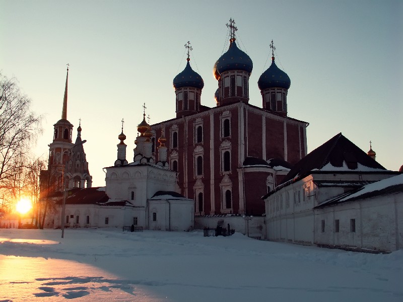 фото "Красные лучи заката" метки: пейзаж, архитектура, закат