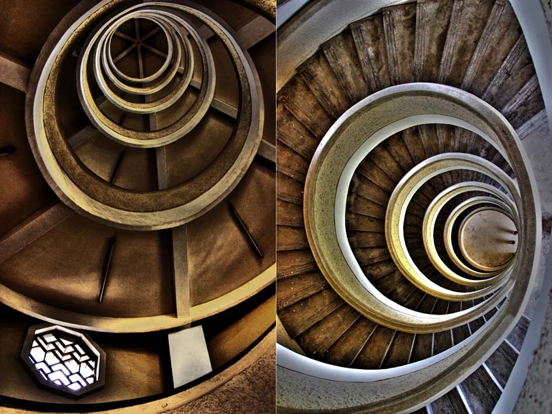 фото "Two views - up & down" метки: интерьер, 