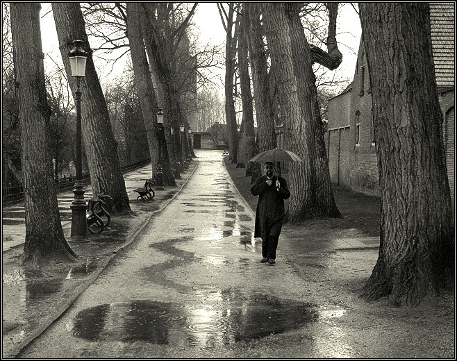 фото "Bon matin, le pеre Paul!" метки: путешествия, черно-белые, Европа