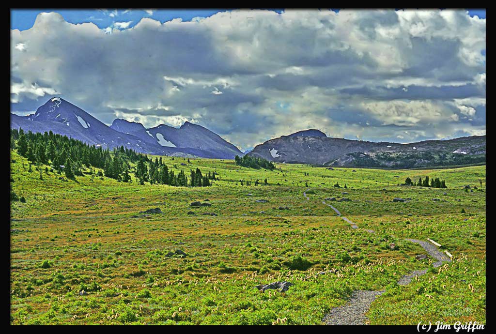 фото "Our hike in Sunshine Meadows continues" метки: пейзаж, горы, лето