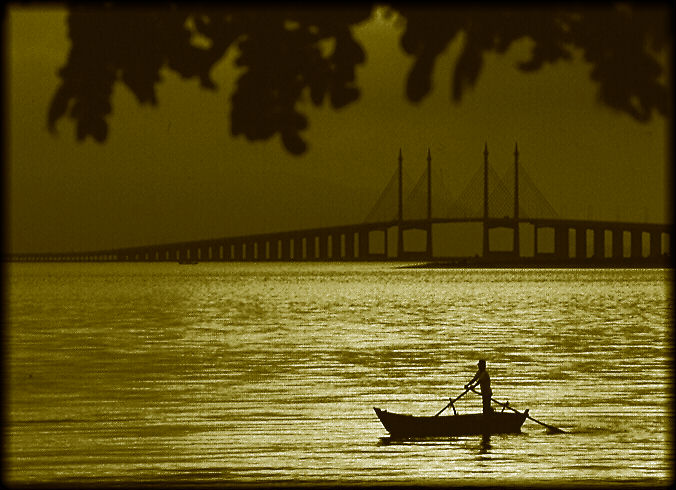 photo "Boatman" tags: travel, landscape, Asia, water