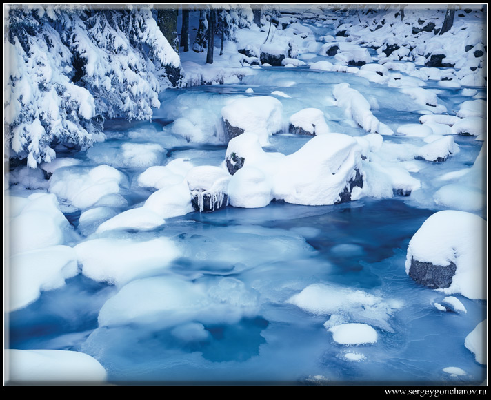 photo "Thresholds of the mountain river" tags: landscape, forest, water