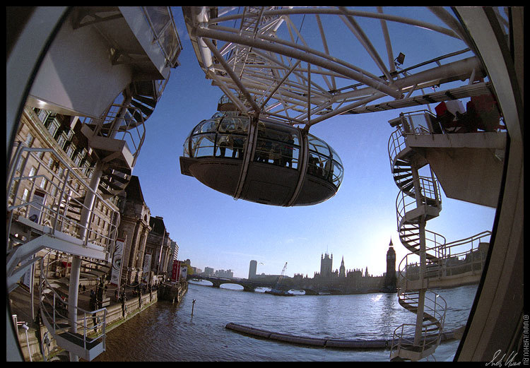 фото "London Eye / #2" метки: путешествия, архитектура, пейзаж, Европа