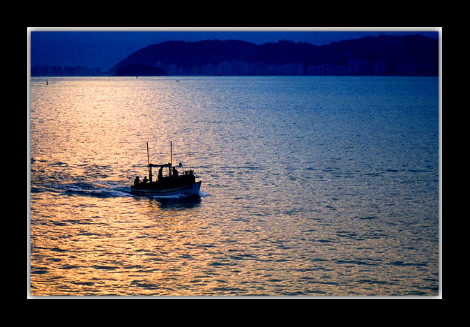 photo "Gilded sea" tags: landscape, sunset, water