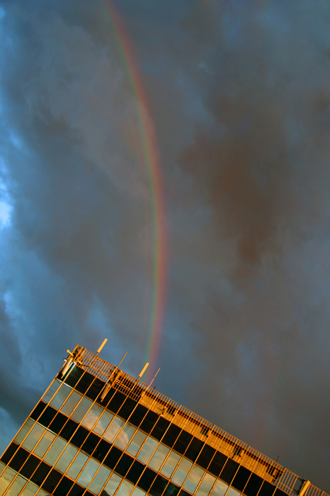 photo "The rainbow" tags: architecture, landscape, 