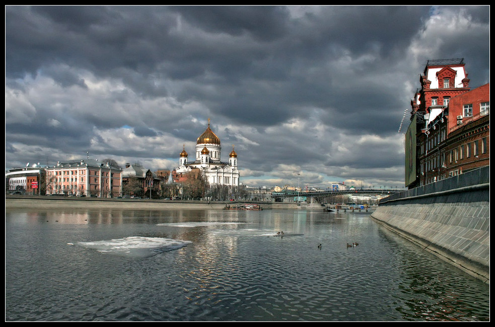 фото "Последние льдины" метки: архитектура, пейзаж, вода