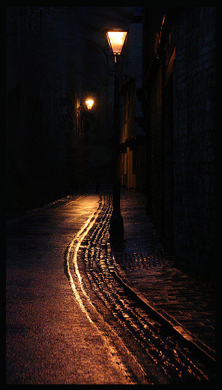 photo "The Night Street" tags: architecture, landscape, 