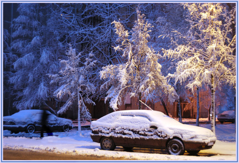 photo "Winter in the yard" tags: landscape, city, winter