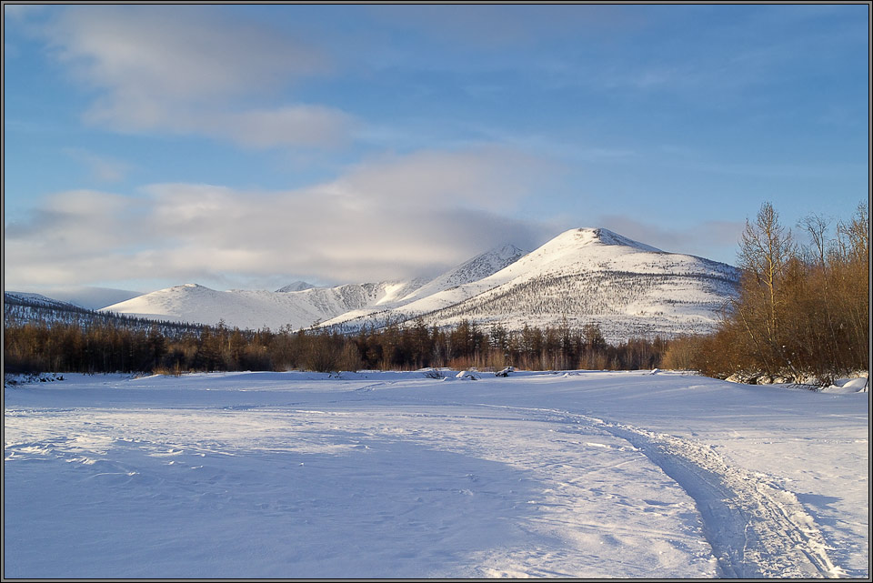 photo "One spring day in winter" tags: landscape, mountains, winter