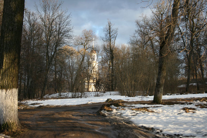 фото "Старая церковь" метки: пейзаж, лес