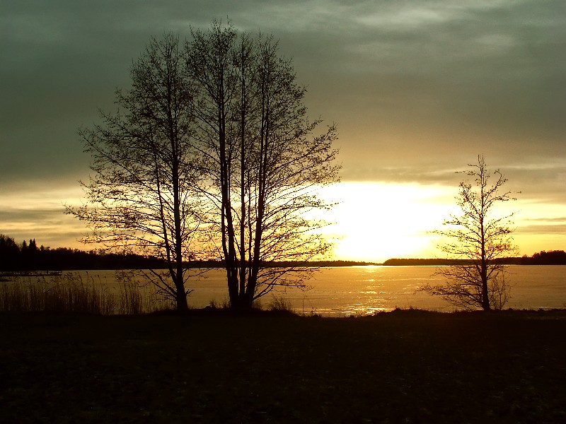 photo "The silence" tags: landscape, sunset, winter