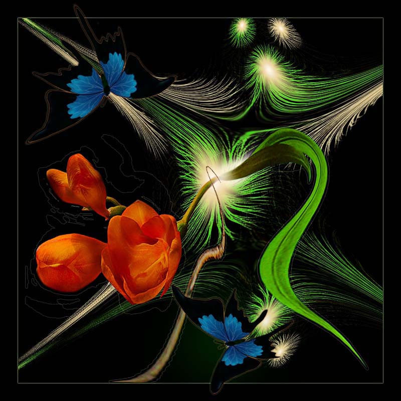 photo "Energy of spring night" tags: abstract, montage, 