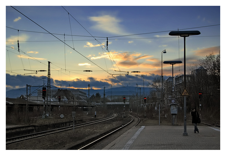 photo "the train is gone II" tags: landscape, travel, sunset