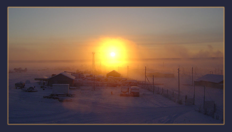 photo "***" tags: landscape, sunset, winter