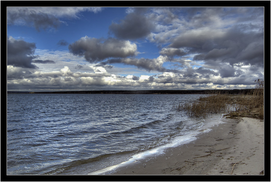 photo "The snowclouds" tags: landscape, clouds, water