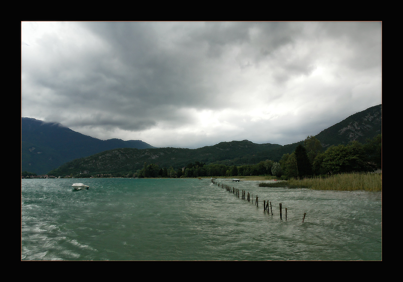 photo "Storm on the Lake" tags: landscape, mountains, water