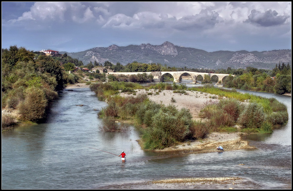 photo "Fishing" tags: landscape, mountains, water