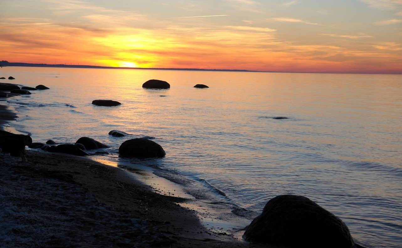 photo "Whisper waves" tags: landscape, sunset, water